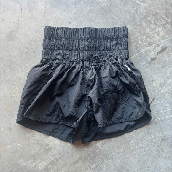 FP Movement The Way Home Shorts Women's XS Black High Waisted Athletic Running - Picture 1 of 10